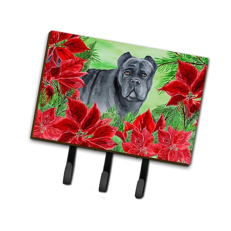 Carolines Treasures Cane Corso Poinsettas Leash or Key Holder CK1342TH68